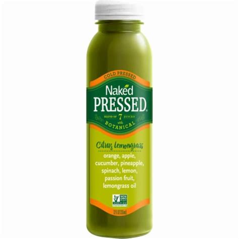 Naked Pressed Citrus Lemongrass Juice Fl Oz Kroger