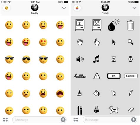 Apples First Emoji Sticker Packs For Messages In Ios 10