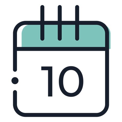 Icono De Trazo De Calendario Descargar Pngsvg Transparente