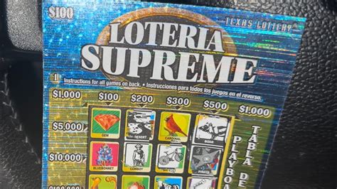 Loteria Supreme Tickets Ultimate Riches Youtube