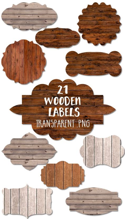 Wood Label Clipart Wood Label Clip Art Wood Clipart Wood Clip Art