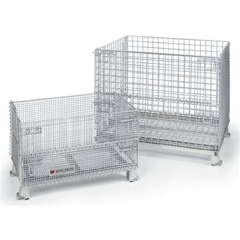 Wire Mesh Containers Industrial Large Wire Baskets Speedrack West