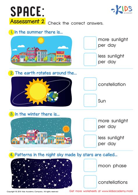 Observing The Sky Worksheet For Kids 51 Off