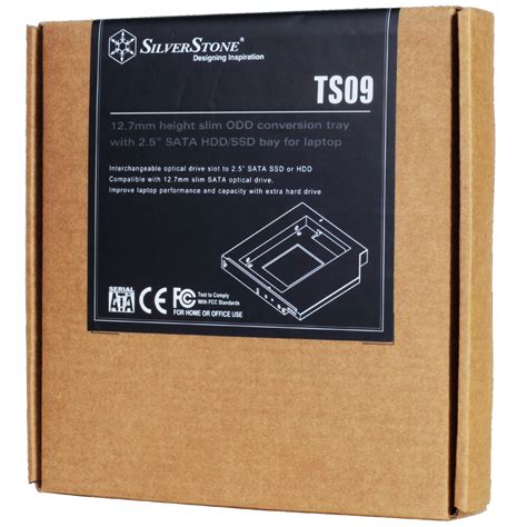 SilverStone TS09 ODD CONVERSION TRAY FOR LAPTOP 12 7 MM HEIGHT Etech