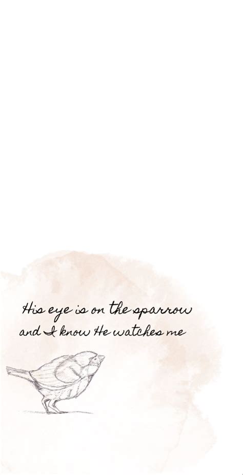 His eye is on the sparrow | Bible verse tattoos, Verse tattoos, Sparrow ...