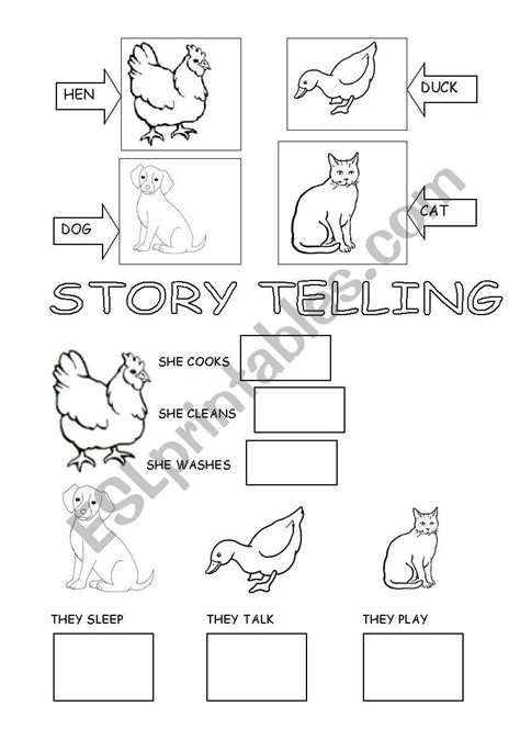 LITTLE RED HEN - ESL worksheet by carcarla