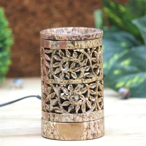 Soapstone Diffuser Marble Aroma Oil Burner Aroma Lamp M 32