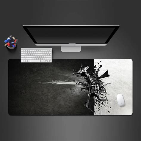 Personality Black And White Mouse Pad Professional High Quality Pc Game