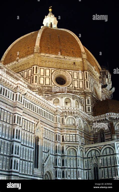 Duomo Florence at night Stock Photo - Alamy