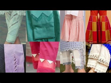 Most Beautiful Trouser Ke Designs Poncha Design Mohri Design