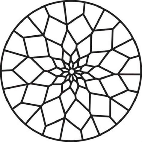 Desenho De Mosaico - 85+ Desenhos de Mosaico para Imprimir e Colorir/Pintar