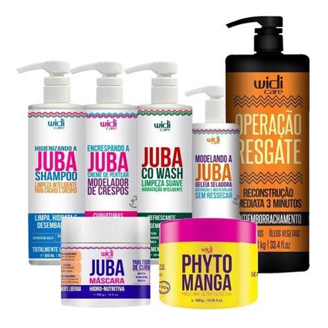 Kit Encrespando Modelando Higienizando Resgate Juba Widi Parcelamento