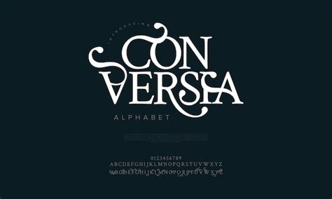 Conversia Luxe Haut De Gamme Alphabet L Gant Lettres Et Chiffres