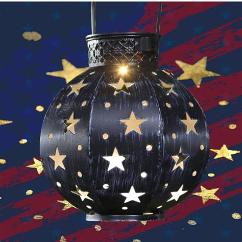 Star Solar Lantern Decorative Hanging Light Outdoor Christmas Etsy