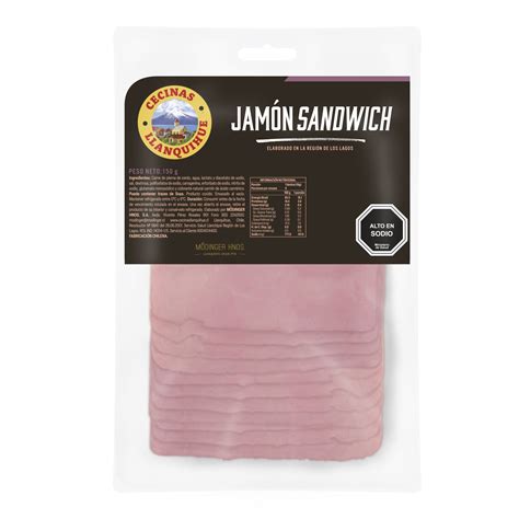 Jamón Sandwich 150gr Cecinas