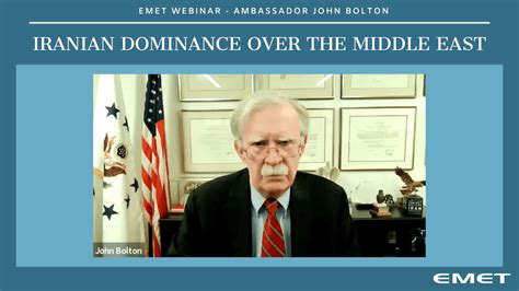 John Bolton on Iran pulling the strings in the Mideast conflict - JNS.org