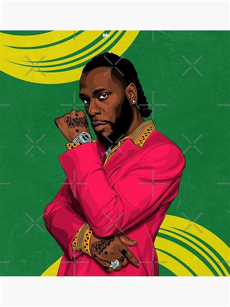 "BURNA BOY" Poster for Sale by olaforshow | Redbubble