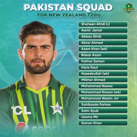 Pakistan Squad For Nz Series 2024 Gabi Pammie