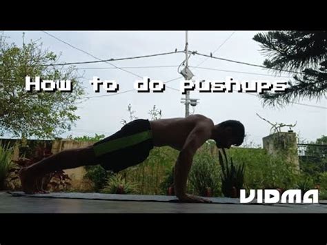 How To Do Pushups For Beginners Youtube