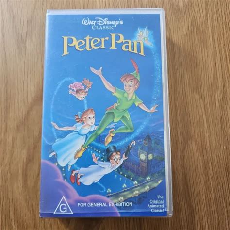 PETER PAN Walt Disney Classics VHS PAL Mint Condition 34 99