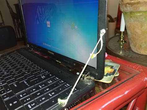 Laptop Hinge Plastic Broken