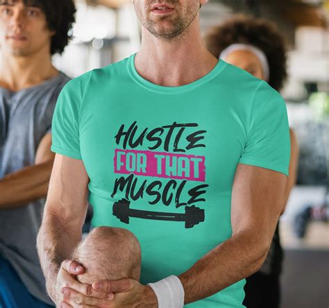 Buy Hustle For That Muscle Gym T Shirt Online For Men Punjabi Adda