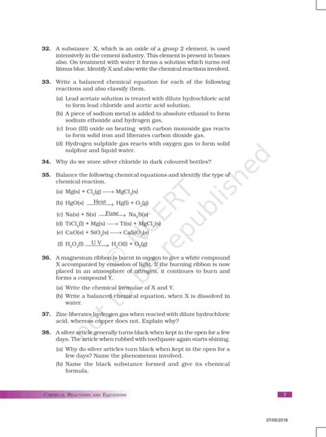 Ncert Exemplar Class 10 Science Chapter 1 Esaral