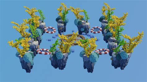 Vcr Build Portfolio Underwater Skywars Map Map For The Game