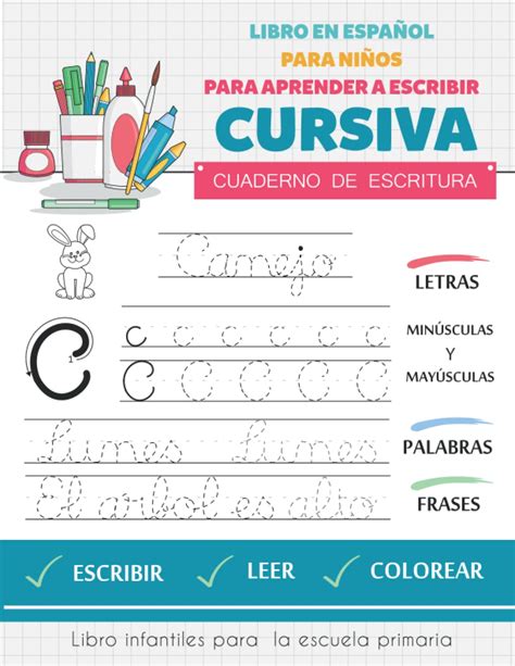 Libros En Espa Ol Para Ni Os Para Aprender A Escribir Cursiva Mi