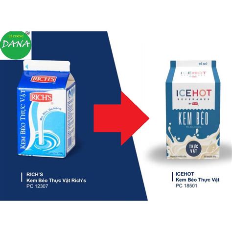 Kem Béo Thực Vật Richs Lùn 454g Shopee Việt Nam