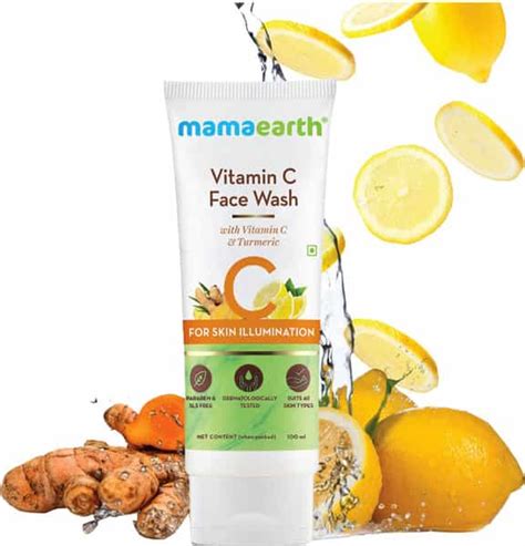 Buy Mamaearth Vitamin C Face Wash With Vitamin C And Turmeric For Skin Illumination 100 Ml