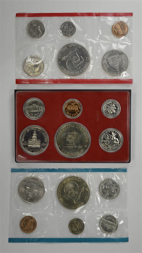 1975 US Proof Mint Sets Coin Collection Bundle 2 Sets 1 Price