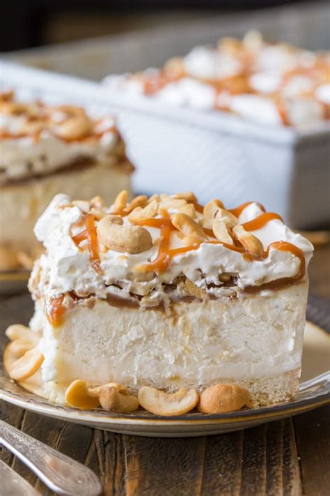 Caramel Cashew Ice Cream Dessert, Caramel Dessert Recipe | Jimmy's