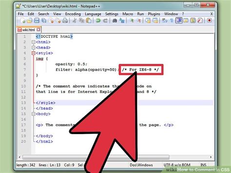 How To Comment In CSS With Pictures WikiHow