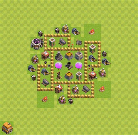 Gute Farm Base Rathaus Level 5 Coc Clash Of Clans Th5 Rh5 22