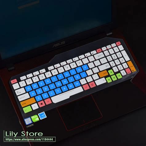 156 Inch Silicone Laptop Keyboard Cover Protector For Asus Rog Fx73vd Kx53ve Fx53vd Zx53ve