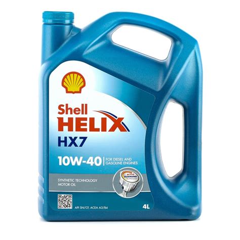 Olio Motore SHELL Helix HX7 10W40 4l 550046274 AUTODOC Prezzo E