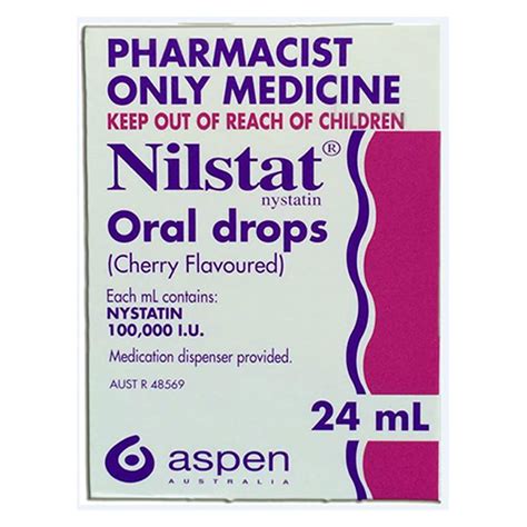 Nilstat Nystatin (100000U/ml) Oral Drops 24ml | Healthylife