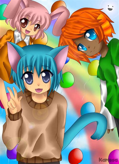 The Amazing World Of Gumball Anime By Princezzrockz On Deviantart The