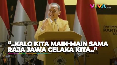 Bahas Raja Jawa Bahlil Wanti Wanti Anggota Jangan Main Main Youtube