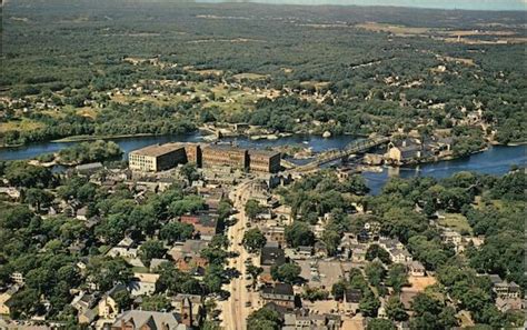 Aerial View of Brunswick, Maine