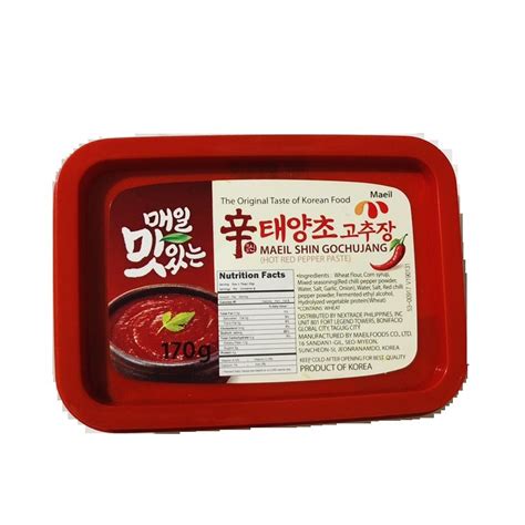 Maeil Shin Gochujang Hot Red Pepper Paste G Shopee Philippines