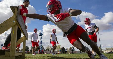 Photos: UNM Lobos football team return for first day of spring practice ...