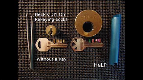 Diy How To Easily Rekey Your Door Without A Key Youtube