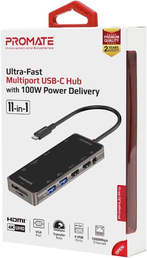 Promate Usb C Hub In Adapter With W Primehub Pro Expert Zone