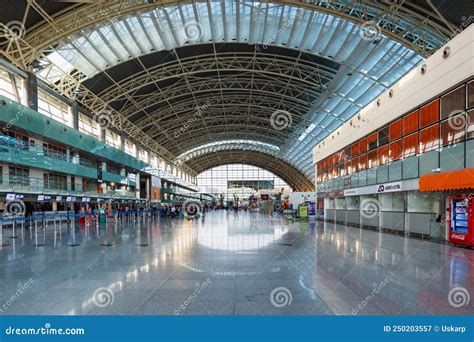 Izmir Adnan Menderes Airport Departure Terminal Architecture, Turkey ...