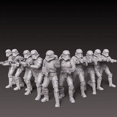 Star Wars Legion Stormtroopers Expansion Nighttrooper Models D