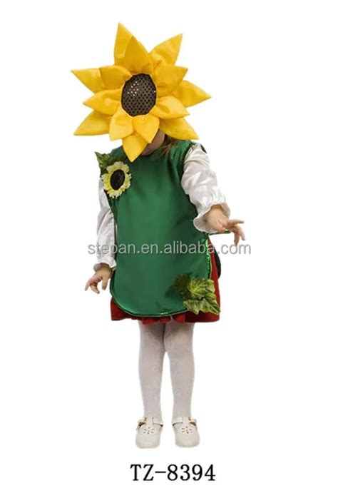Tz 87167 Children Sunflower Fancy Dress Costumes Buy Sunflower Fancy