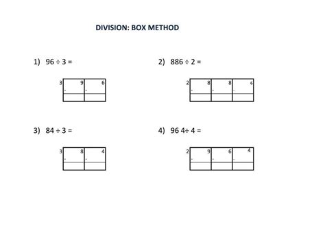 Box Division Interactive Worksheet Live Worksheets Worksheets Library