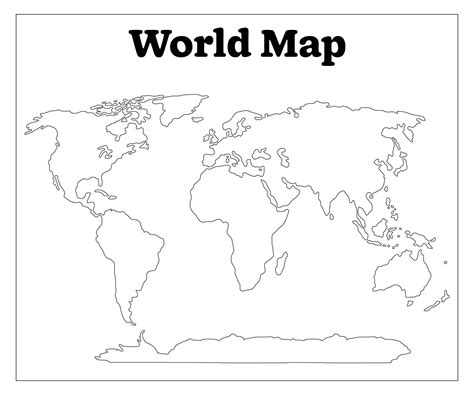 10 Best Blank World Maps Printable Pdf For Free At Artofit